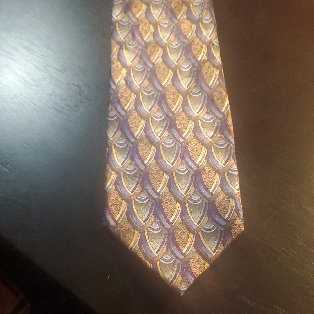 Jerry Garcia Multicolor Patterned Tie